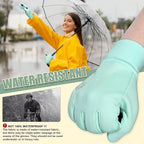 Pixel Panda Winter Gloves for Men Women Warm Touchscreen Gloves for Cold Weather Thin Water-Resistant Windproof Non-Slip Gloves for Cycling, Driving, Running, Hiking