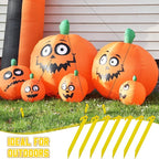 Deekin Plastic Tent Stakes 9 Inch Heavy Duty Tent Pegs Spike Hook Stakes for Summer Beach Garden Decorations Camping Outdoor Lawn Tarp