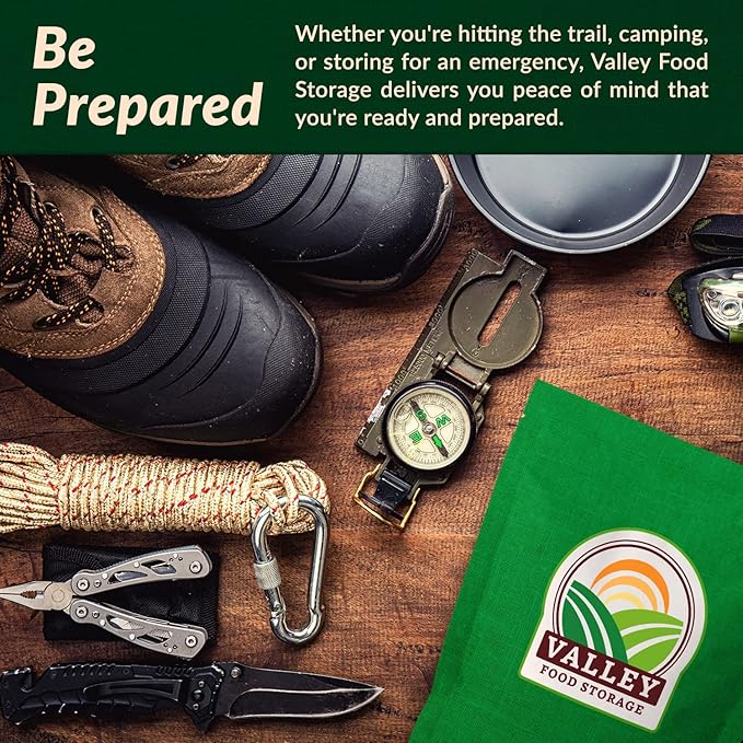 Long Term Food Supply Kit | 75g+ Daily Protein & 1,800+ Calories Per Day | Premium Survival Food 25 Year Shelf Life | Prepper Supplies Freeze Dried Meals