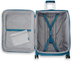 Samsonite UpLIFT Lightweight Softside Carry-On Luggage with Spinner Wheels - Expandable - Airline-Approved, Polyester Soft Suitcase for Ultra Light Travel - Cerulean Blue