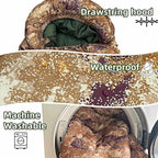 Sleeping Bags for Adults，Lightweight Waterproof Compact Sleeping Bag with Stuff Sack for Warm Camping Cold Hiking Traveling Outdoor Activities