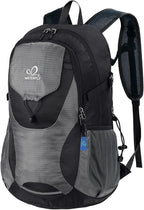 WATERFLY Lightweight Packable Hiking Backpack: 30L Foldable Travel Daypack Ultralight Camping Day Pack for Woman Man