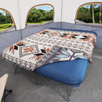 KAMPKEEPER Camping Cot,Camping Cots for Adults,Folding Camping Cot with Inflatable Air Mattress and Carry Bag,for Outdoor Travel Camp Beach Vacation (not Included The Airpump)