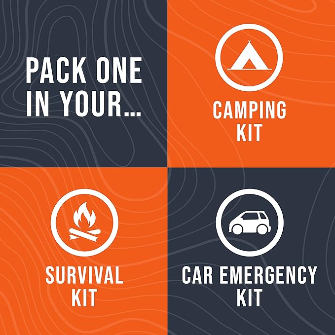 Go Time Gear Emergency Blankets for Survival (12 Pack), Mylar Emergency Survival Gear for Home, Camping, Hiking & Outdoor Survival Kits, Stay Warm, Dry, & Safe with Our Compact Space Blanket