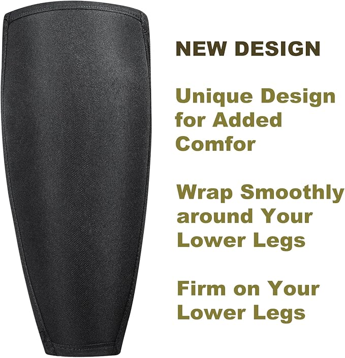 QOGIR Snake Gaiters, Durable Snake Guards with Hard Protective EVA Outer Shell, Snake Chaps Bite Protection for Lower Legs, Adjustable Snake Proof Gaiters for Hunting Hiking and Farm Working