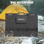 GRECELL 350W Portable Solar Panel for Power Station Generator, Foldable Solar Panel, 37.4V High-Efficiency Solar Charger 350W Power Backup with XT60/Anderson Output for Outdoor Van Camper Off-Grid