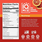 IQMIX Hydration Electrolyte Powder – 4-in-1 Formula for Hydration, Mental Clarity, Mood and Recovery – Sugar-Free Drink Mix, Keto, Magnesium L-Threonate, Lion’s Mane – 20 Count Blood Orange