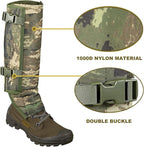 Skiguard Snake Guard Gaiters - Waterproof Chaps for Lower Legs, Bite Proof Guardz, Adjustable Size
