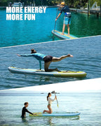 Highpi Inflatable Stand Up Paddle Board for Youth and Adults – Wide Sup with Premium Accessories, Blow Up Paddleboard for Surfing, Fishing, Yoga & More