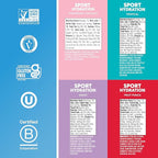 Nuun Sport Electrolyte Tablets with Magnesium, Calcium, Potassium, Chloride & Sodium, Gluten Free & Vegan, Mixed Flavors, 4 Pack (40 Servings Total)