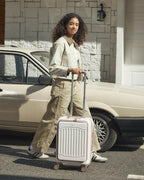 LOVEVOOK 24 Inch Medium Check In Luggage, Expandable Hard Shell Suitcase with Spinner Wheels, USB Charging Port & Front Pocket, PC Hardside Rolling Luggage with TSA Lock for 4-7 Days Travel