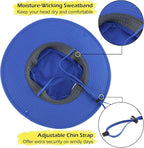 Connectyle Men's Sun Hat UPF 50+ Wide Brim Bucket Hats for Fishing Hiking Gardening Adjustable Boonie Hat Outdoor Safari Hats