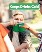 PartyPrints 1000 Pack Emerald Blank Can Cooler Sleeves, Customizable Bulk Can Coolers, Extra-Thick Collapsible Drink Insulator Sleeve, Beer Can Coolers for Party Beverages