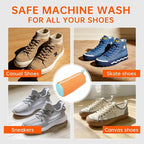 2PCS Shoes Washing Machine Bags, Laundry Shoe Bag for Washer and Dryer, Reusable and Durable Zipper Sneaker Shoe Washing Bag, Tennis Shoes Cleaning Bag for All Shoe Types (Orange)