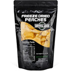 Survival Grocery Freeze Dried Peaches – All-Natural, No Added Sugar or Preservatives, Rich in Vitamin C & Fiber, Long Shelf Life, Healthy Snack for Yogurt, Smoothies, Baking & On-the-Go, 6 oz