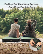 ACACIA 4.3" Thick Self Inflating Sleeping Pad with Foam | Innovative Y-Shaped Telescopic Structure | Ultraportable Camping Mattress | Outdoor Compact Air Mat for Tent Car |