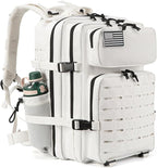 QT&QY 25L/45L Military Tactical Backpack For Men Molle Daypack 3 Day Bug Out Bag Hiking Rucksack With Bottle Holder