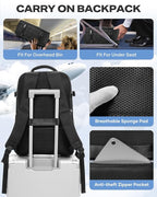 coofay Vacuum Backpack Travel with Pump Airbag Travel Backpack with Vacuum System Mochila de Viaje Compresion al Vacio Easyvacpack Vacpack Backpacks for Traveling Carry on Luggage