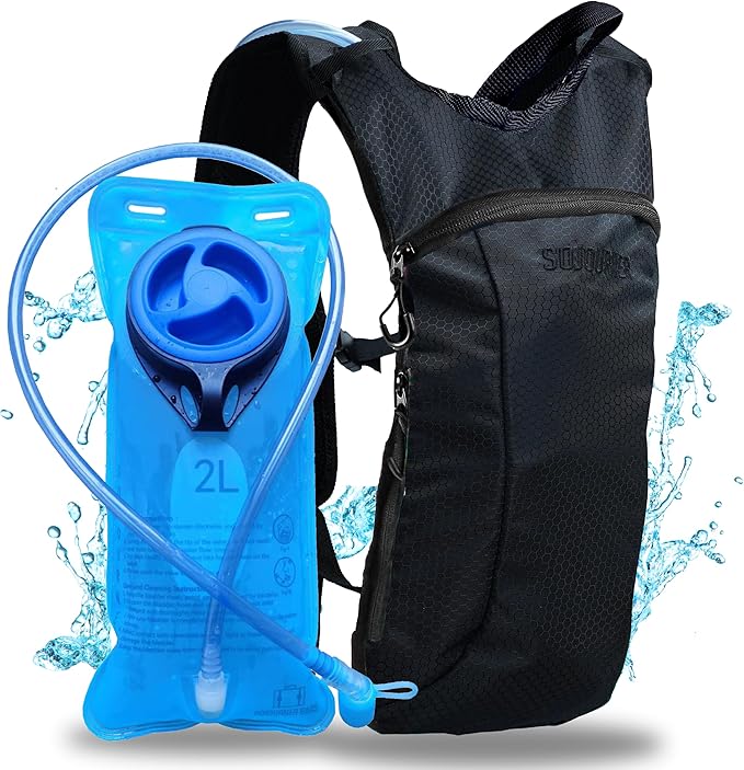 Sojourner Rave Hydration Pack - Hydration Backpack - Hydropack with 2L Bladder - Water Backpack for Festivals, Hiking, Running, Biking and More