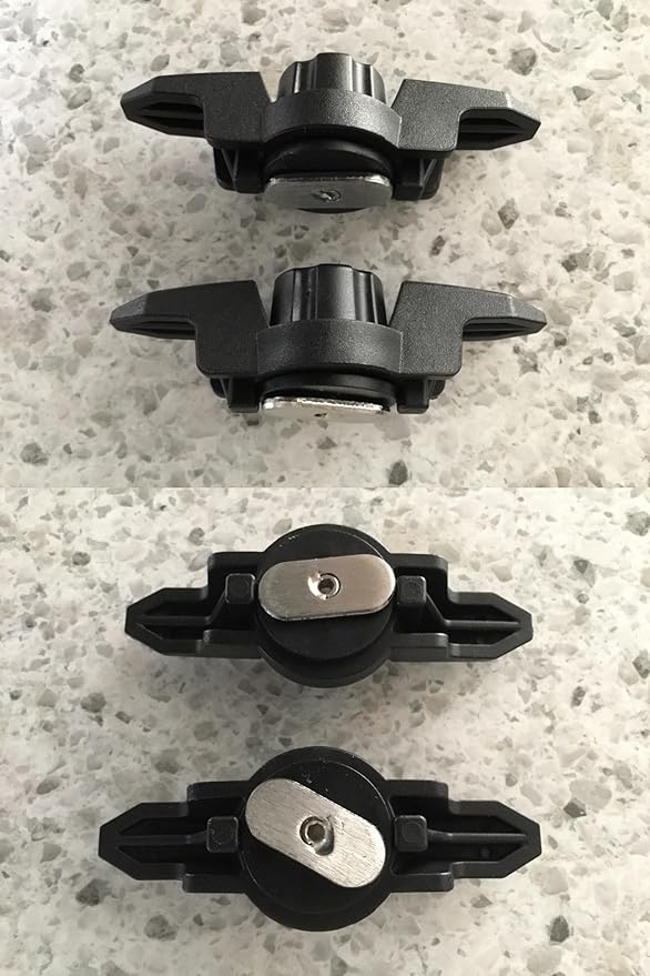 MIZUGIWA Line Cleat for Kayak Track Mount,Kayak Anchor Cleat,Track Mount Line Cleat for Rail Mount Kayak Fishing Accessories