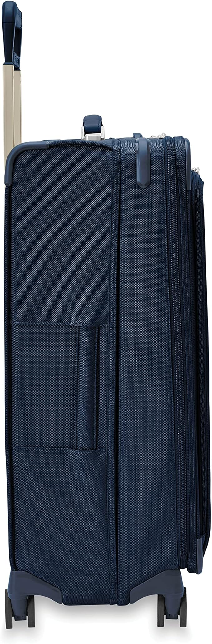 Briggs & Riley 29" Large Expandable Spinner - Checked Luggage for Travel, Suitcases with Wheels, Softside Rolling Bag for Men & Women, Self-Repairing Zipper - Baseline Collection, Navy