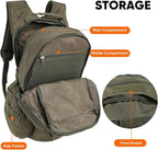 35L Tactical Backpack for Men, MOLLE Military Bug Out Bag, Waterproof Rucksack for Hiking with Hydration Port Army Green