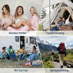 KingCamp Sleeping Bag for Adults, Cold Weather & Warm XL Big and Tall Flannel Sleeping Bags with Compression Sack Portable Waterproof Essentials Gear Accessories for Outdoor Camping