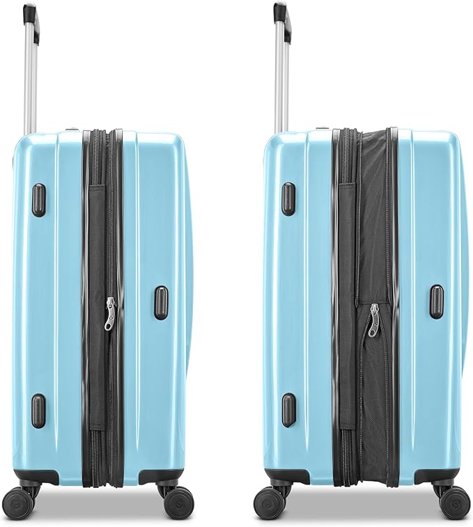 Samsonite Winfield 2 Hardside Expandable Luggage with Spinner Wheels, Ice Blue, 3-Piece Set (20/24/28)