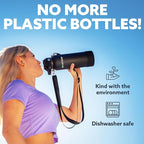 LUFT SWEDEN 40 oz Lavender Insulated Water Bottle with Straw Lid – Stainless Steel, Leakproof, BPA-Free & Dishwasher Safe – Double Wall Reusable Gym Flask – Keeps Drinks Ice-Cold All Day