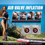 FunWater Inflatable Stand Up Paddle Board with Premium SUP Paddleboard Accessories, Anti-Slip EVA Deck, 11'/10'6'' Paddle Boards for Adults & Youth of All Skill Levels