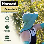 FARMER'S DEFENSE Sun Hat | UPF 50+ Sun Protection | Wide Brim | Lifeguard Hat | Beach, Gardening, Fishing, Hiking, Outdoors