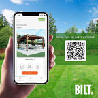 Backyard Discovery Arcadia 14' x 12' Cedar Wood Outdoor Gazebo Pavilion with Hardtop Galvanized Steel Slope Roof, Snow Support, Wind Resistance, PowerPort, Shade for Garden, Patio, Deck, Entertaining