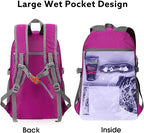 G4Free 40L Lightweight Packable Hiking Backpack, Waterproof Travel Daypack