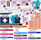 Small First aid Kits,Travel First Aid Kit with Labelled Compartments Molle System Compact Medical Kit for Car, Hiking, Backpacking, Camping, and Cycling