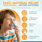 SafeHarbor Motion Sickness Relief Inhaler, 2-Pack | Natural, Non-Drowsy Nausea Stick for Travel (Car, Plane, Boat, Cruise) | Peppermint Essential Oil Nasal Aromatherapy Inhaler