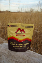 Mountain House Classic Beef Stroganoff with Noodles | Freeze Dried Backpacking & Camping Food | 3 Servings