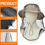 Sun Hats for Men Women Bucket Hat UPF 50+ Boonie Hat Foldable UV Protection Hiking Beach Fishing Summer Safari