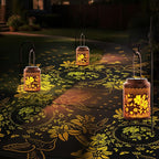 Solar Lanterns Outdoor Waterproof Hummingbird, KagoLing Birthday Gifts for Women Mom Grandma, Garden Decor Hanging Solar Lights Outdoor Metal Lantern Decoration Outside for Yard, Patio, Backyard