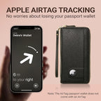 Travel Document Organizer - RFID Passport Wallet Case Family Holder Id Wristlet