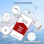 40 Pack Luggage Tags Travel Essentials & Cruise Essentials for NCL, Princess, Carnival, Royal Caribbean & Celebrity Cruise Ships by SEAVILIA