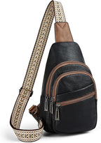 Sling Bag Crossbody Bags for Women Small Cross Body Bag Fanny Packs Chest Sling Purse for Daily Travel Leisure Sport