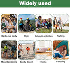 Travel Folding Camping Stool, (Sol·d by→Cenbee) Use Height 14" and Max Weight 300 lbs Outdoor Portable Party Chair Fishing Chair Seat for Camping Fishing Hiking Gardening and Beach Painting