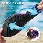 Deevike Water Shoes for Women Men Barefoot Quick-Dry Aqua Socks Slip-on for Beach Swim Surf Yoga Exercise