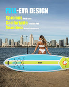 Highpi Inflatable Stand Up Paddle Board for Youth and Adults – Wide Sup with Premium Accessories, Blow Up Paddleboard for Surfing, Fishing, Yoga & More