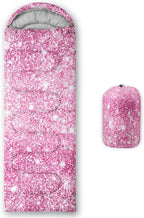 Sleeping Bags for Adults Kids,Backpacking Camping Sleeping Bag for Girls Boys Lightweight Waterproof Cold/Warm Weather Sleeping Bag for All Season