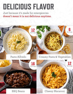 ReadyWise Emergency Food Supply - 14 Day, 150 Servings Emergency Freeze Dried Food Bucket, Protein Meals, Camping Essentials, Survival Kit, Disaster Prepping Supplies, up to 25 Year Shelf Life