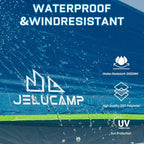 SUV Tents for Camping 6 Person Waterproof, Car Family Camping Tent with Tailgate Attachment for SUV, Jeep, Truck with Cap, Easy Setup Large Tent for Outdoor Camping