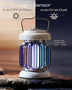 2-Pack Hybrid Spectrum, Dusk-to-Dawn Bug Zapper Outdoor Bug Zapper Indoor Bug Zapper Mosquito Repellent Outdoor Patio Mosquito Zapper Fly Zapper Fruit Fly Trap for Indoors Killer with Light Sensor