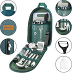 Camping Cooking Utensils Set- Camping Essentials Cookware Accessories Gear Must Haves Camper Tent Camp Kitchen Rv Gadgets Outdoor Stove Portable Picnic Gifts for Women BBQ Stuff