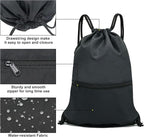 HOLYLUCK Drawstring Backpack Bag Sport Gym Sackpack